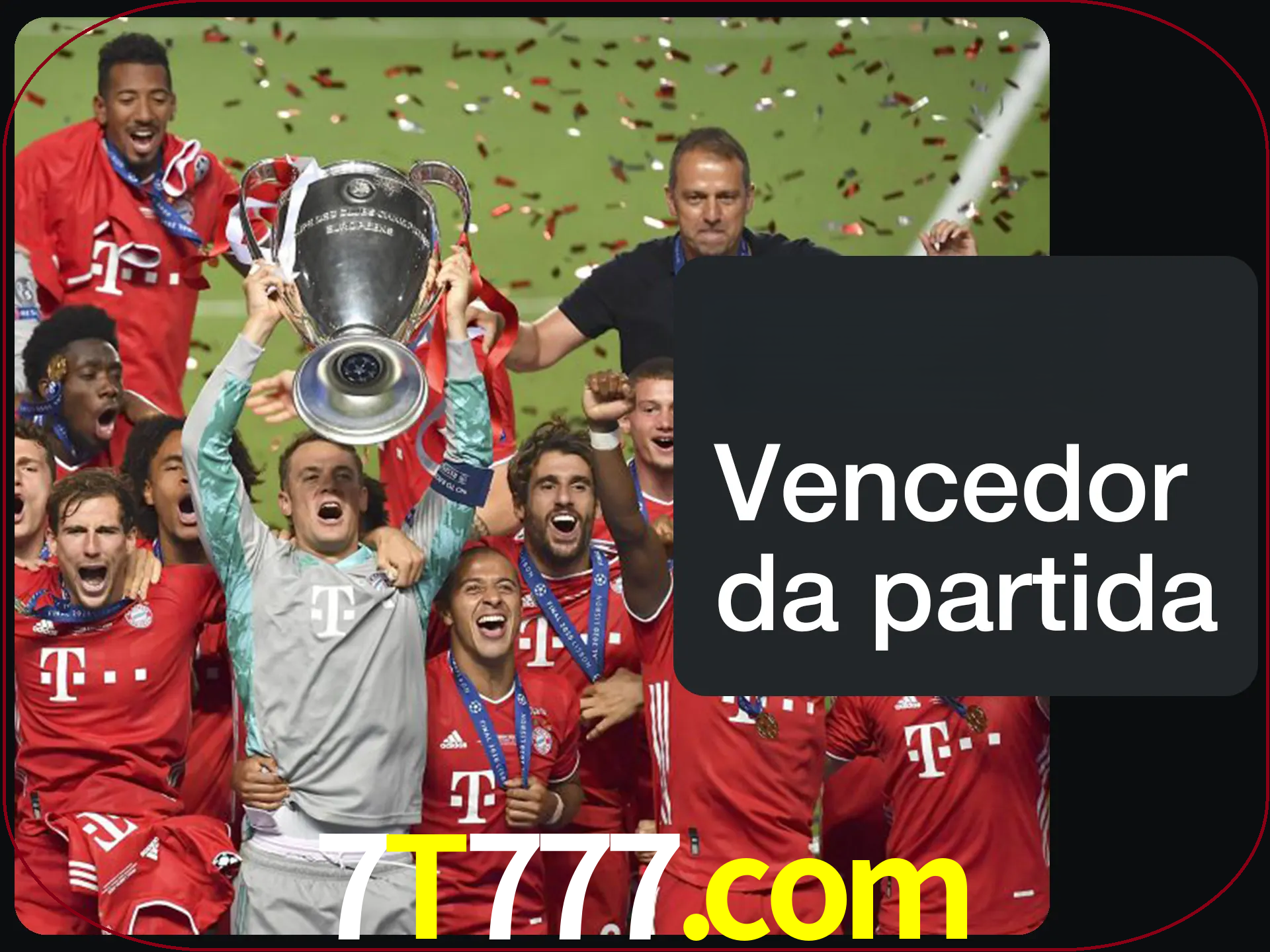 Aposte no vencedor e ganhe uma grande quantia de dinheiro.