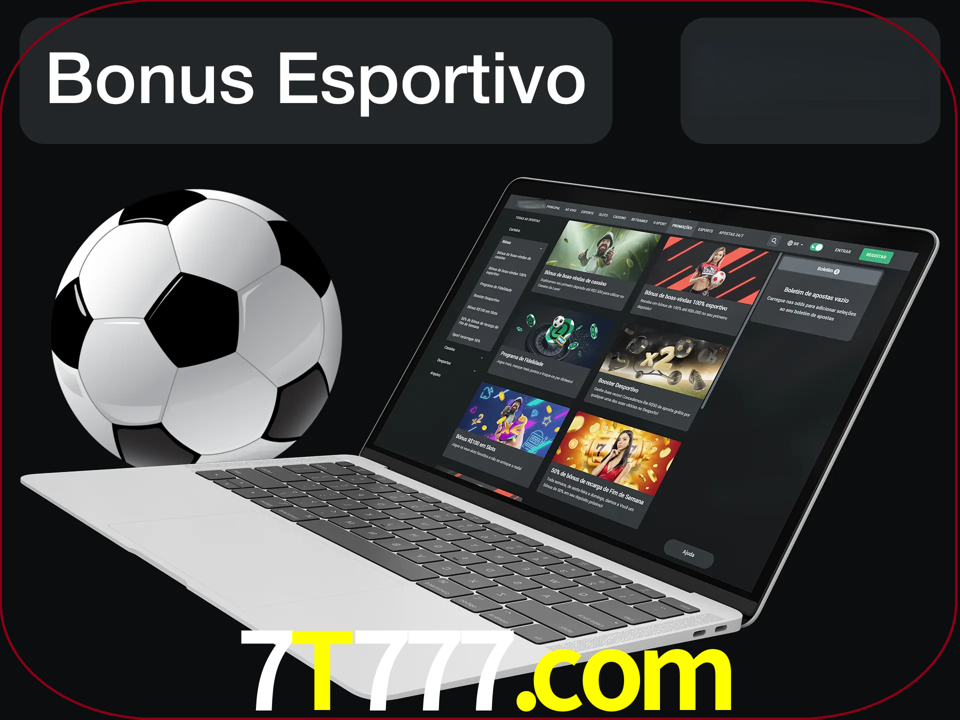 Antes de começar a apostar, use o bônus esportivo.