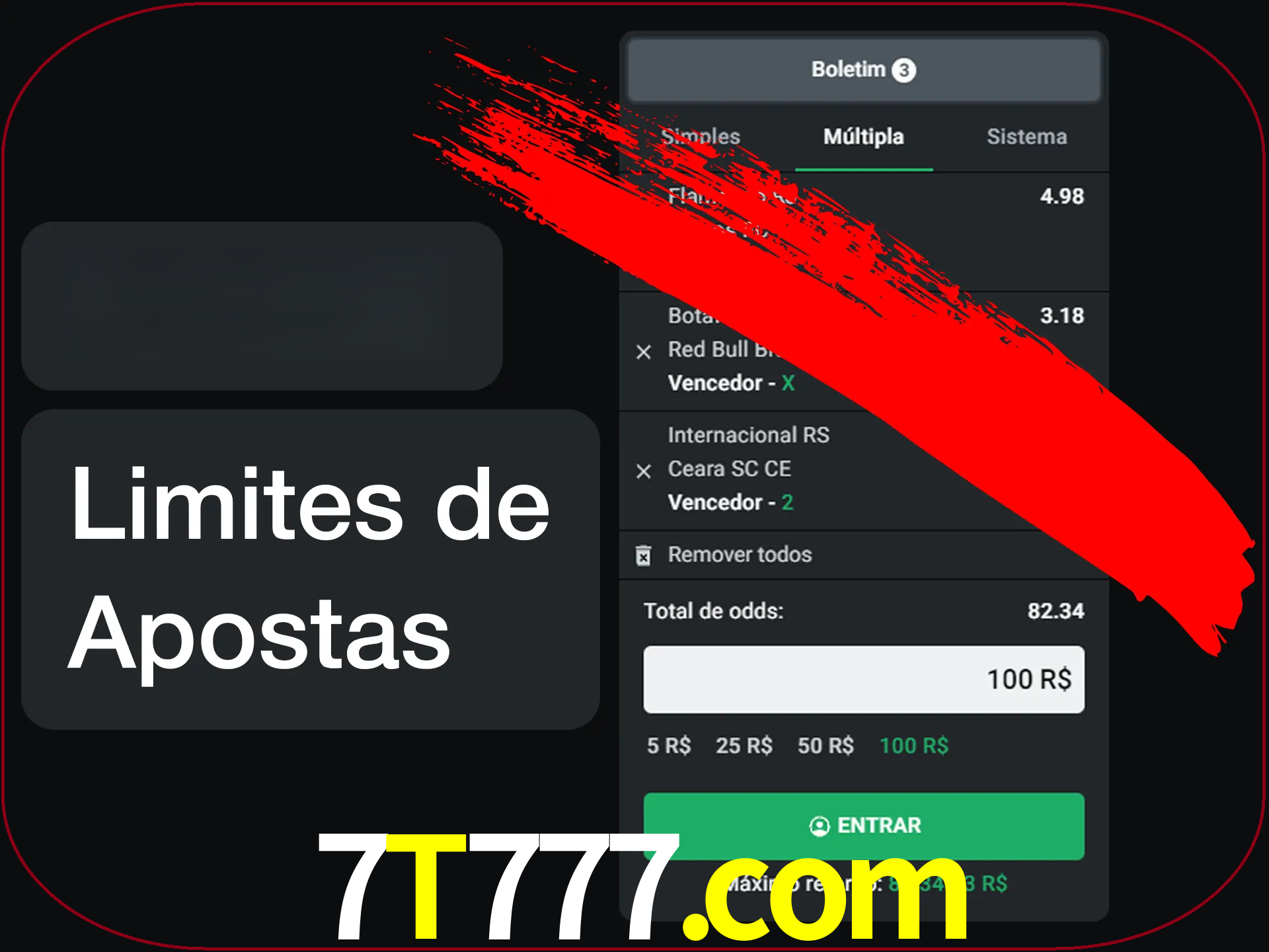 Não faça apostas loucas.